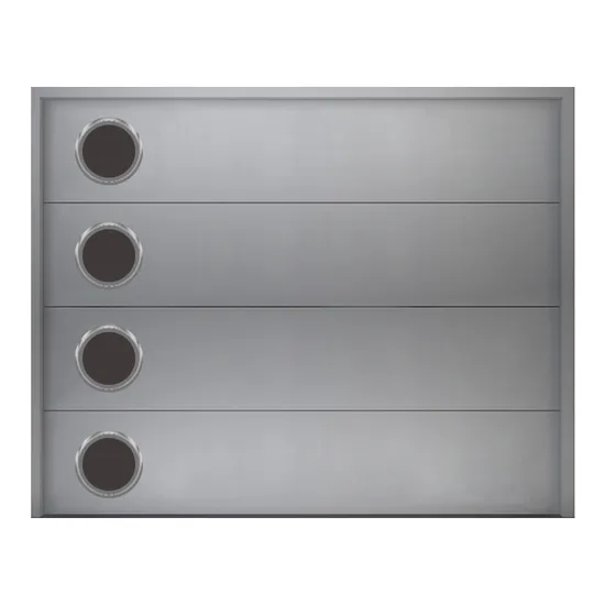 Electric Sliding Door PC Board Transparent Automatic Industrial Lifting Door Transparent Garage Door